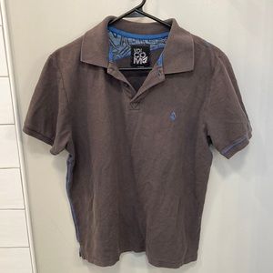 Two Volcom collared shirts Mens